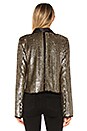 view 3 of 5 Rosie HW X PAIGE Kate Jacket in Gold & Black