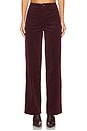 view 1 of 6 Sasha Pant in Dark Oxblood