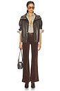 view 6 of 6 Sofia Flare Corduroy Pant in Hickory