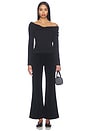 view 6 of 6 Sofia Flare Corduroy Pant in Black