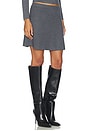 view 2 of 6 Pomme Mini Skirt in Dark Grey Multi Sparkle