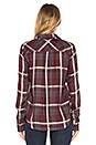 view 3 of 4 CAMISA MYA in Dark Mauve Wine