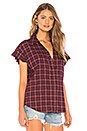 view 2 of 4 Jaylin Shirt in Dark Currant Plaid