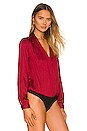 view 3 of 5 Sevilla Bodysuit in Garnet Red