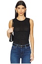 view 1 of 4 CAMISETA TIRANTES AELA in Black