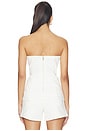 view 3 of 4 TOP SIN TIRANTES FIANA in Tonal Ecru