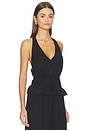 view 2 of 4 Alysha Linen Top in Black