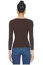 view 4 of 4 Ginnette Top in Hickory