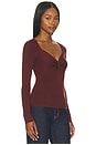 view 2 of 4 Tulum Top in Garnet