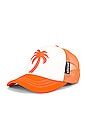 view 2 of 4 Palm Trucker Cap in Orange