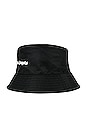 view 2 of 4 Classic Logo Bucket Hat in Black & White