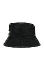 view 3 of 4 Classic Logo Bucket Hat in Black & White