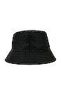 view 4 of 4 Classic Logo Bucket Hat in Black & White
