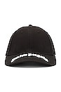 view 1 of 4 Curved Logo Cap in Black & White