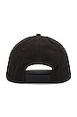view 4 of 4 Curved Logo Cap in Black & White