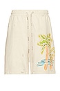 view 1 of 4 Palm Neon Sweatshorts in Off White