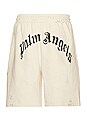 view 2 of 4 Palm Neon Sweatshorts in Off White