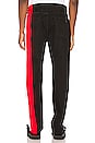view 4 of 5 3/4 Track Denim Pants in Black & Red