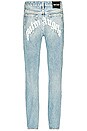 view 2 of 4 Back Logo 5 Pocket Jean in Light Blue
