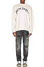 view 4 of 4 Logo Patch Classic 5 Pocket Pant in Medium Grey