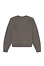view 2 of 3 Curved Logo Crewneck in Black