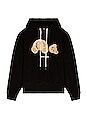 view 1 of 3 PA Bear Hoodie in Black & Brown