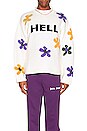 view 3 of 4 Hell's Flowers Sweater in Off White