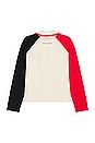 view 2 of 5 X Formula 1 Racing Knit Polo Zip Sweater in White, Red, & Black