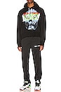 view 4 of 4 Alien Cropped Hoodie in Black