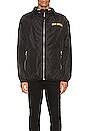 view 3 of 7 College Logo Windbreaker in Black