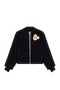 view 1 of 3 BLOUSON BOMBER BEAR in Jacket Blue & Brown