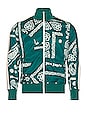view 1 of 4 Bandana Track Jacket in Green