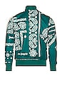 view 2 of 4 Bandana Track Jacket in Green