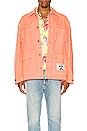 view 3 of 4 Sun Denim Jacket in Orange
