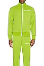view 4 of 5 Classic Track Jacket in Lime Green