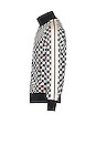 view 3 of 5 Damier Classic Track Jacket in Black & Red