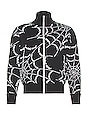 view 1 of 5 Spider Web Classic Track Jacket in Black & White