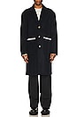 view 3 of 4 Uniform Coat in Navy Blue