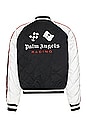 view 1 of 6 X Formula 1 Racing Souvenir Jacket in Black, White, & Red