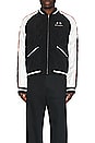view 5 of 6 X Formula 1 Racing Souvenir Jacket in Black, White, & Red