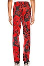view 4 of 6 Hawaiian Track Pant in Black & Red
