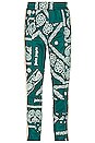 view 2 of 5 Bandana Track Pants in Green