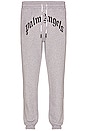 view 2 of 4 GD Curve Logo Sweatpants in Grey & Black
