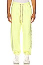 view 1 of 5 Logo Sweatpants in Yellow Fluo