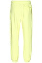 view 3 of 5 Logo Sweatpants in Yellow Fluo