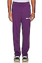 view 1 of 7 Classic Track Pant in Purple & Off White