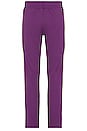 view 3 of 7 Classic Track Pant in Purple & Off White