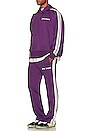 view 6 of 7 Classic Track Pant in Purple & Off White