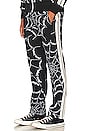 view 2 of 6 Spider Web Classic Track Pant in Black & White