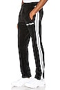view 1 of 5 PANTALON CHENILLE TRACK in Black & White